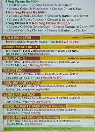 Smoking Pizza menu 1