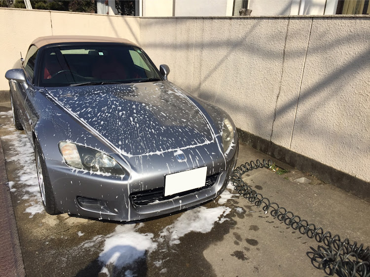S2000の洗車・ちょっとドライブ・晴れて気持ちが良い・オープン最高に関するカスタム事例の投稿画像1枚目