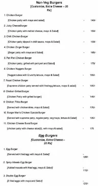 Burger And Pizza Corner menu 2