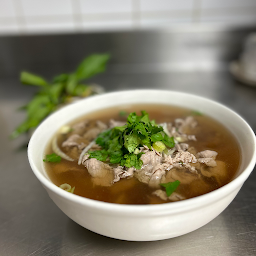 44. Thinly Sliced Beef Rice Noodle Soup (Pho Tai)