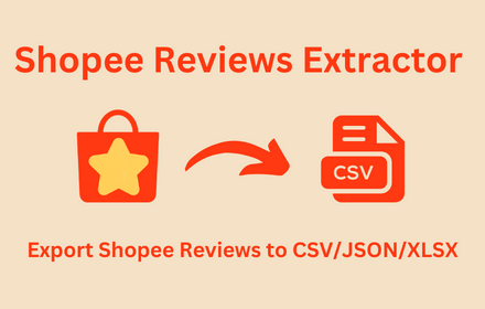 Shopee Reviews Extractor small promo image