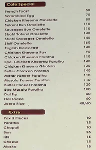 Sunshine Cafe menu 2