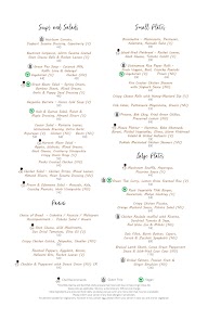 Menu of Cafe Diva, Kailash 1, New Delhi