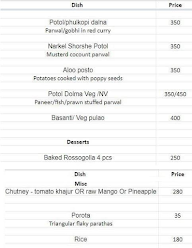 Paanch Phoran menu 2