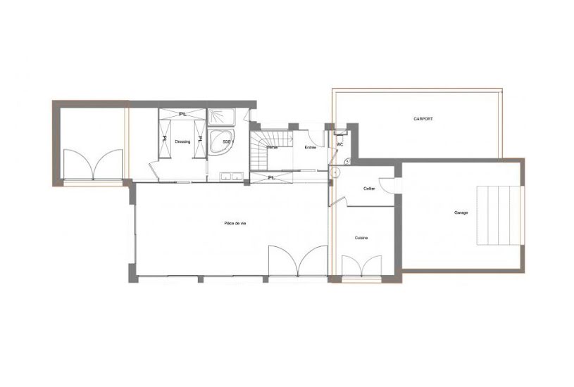  Vente Terrain + Maison - Terrain : 723m² - Maison : 140m² à Vitré (35500) 