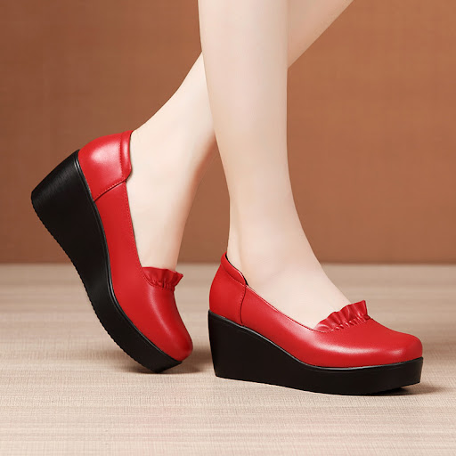 Title 7, Fashion Ladies Platform Flat Shoes for Comfort ...