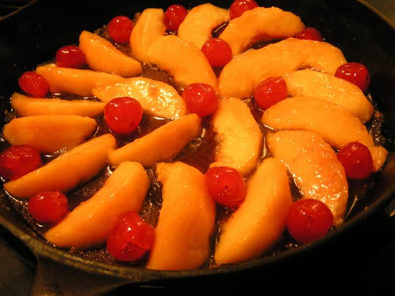 Peach Upside Down Cake - Dee Dee's