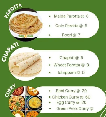 SN Foods menu 