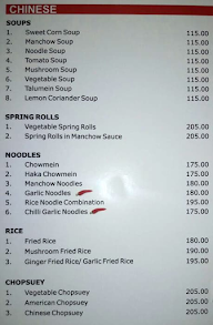 Dhananjayalu Stall menu 4