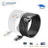 Jaersent Dây Mạng Cat6 Bấm Sẵn 2 Đầu Cáp Mạng Cáp Mạng, Cáp Lan, Cáp Internet - 5M Đến 50M