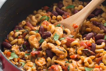 One Pot BBQ Chicken Chili Mac: 30 Minute Thursday