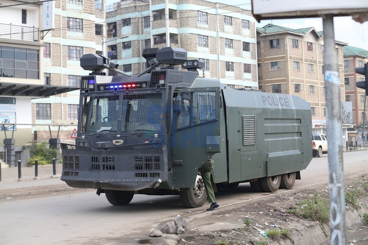 GSU truck in Eastleigh.