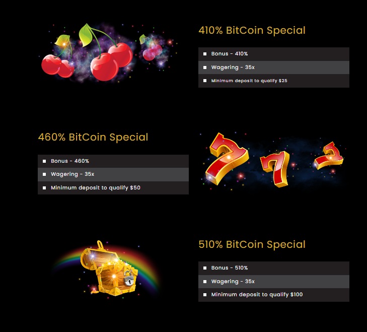 Bitcoin Special Golden Lady Casino Bonus