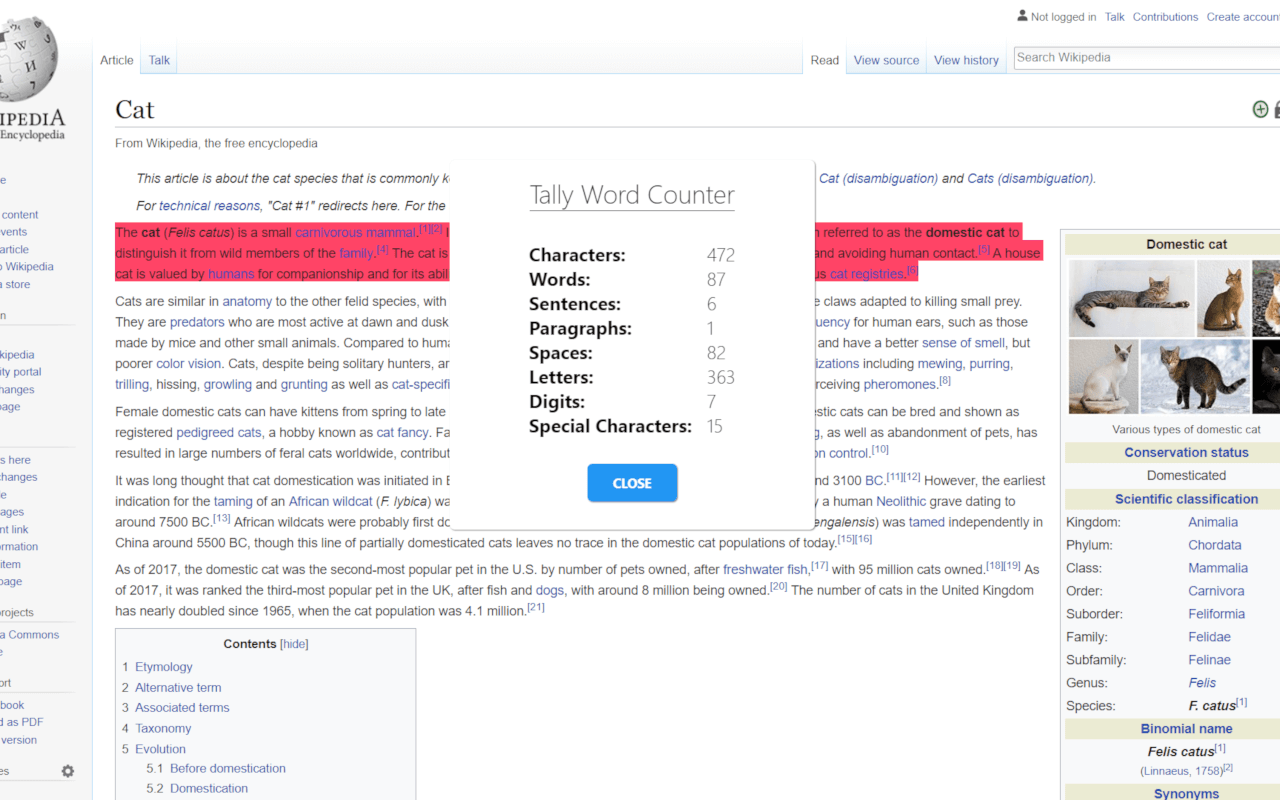 Tally Word Counter Preview image 4