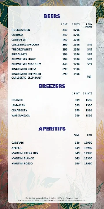 The Barbeque Company menu 