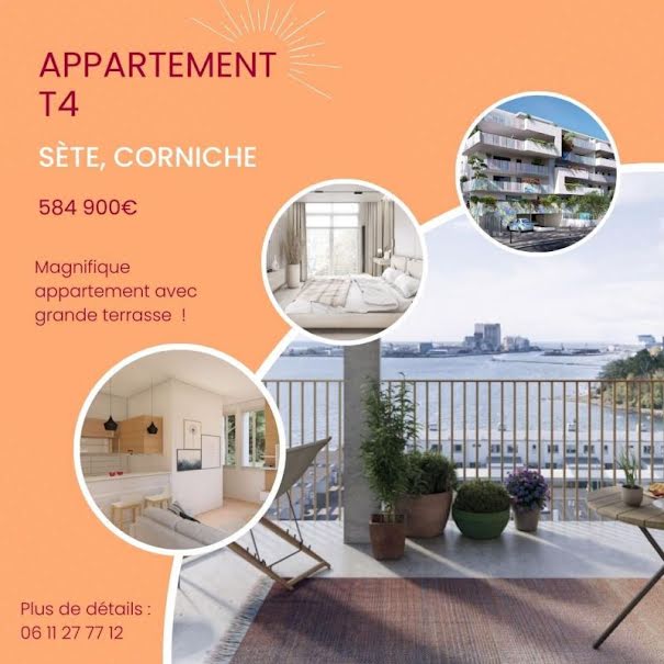 Vente appartement 4 pièces 85.25 m² à Sète (34200), 584 900 €