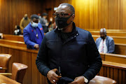 Bishop Bafana Stephen Zondo looks on during his sex crimes trial at the
Gauteng high court on August 30 2021 in Pretoria.