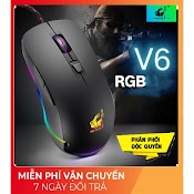 Chuột Máy Tính Game Freeship Chuột Gaming V6 Led Rgb Chỉnh Được Chế Độ Led, Chuột Máy Tính Gaming