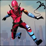 Cover Image of Download Rope Ninja Hero Grand City Gangster - Best Games  APK