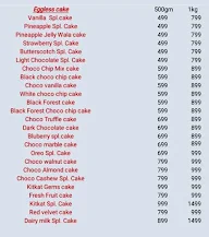 Cake Delivery 24X7 menu 1