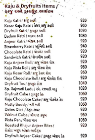 Kandoi Bhogilal Mulchand menu 6