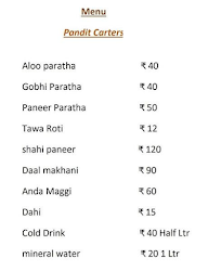 Pandit Caterers menu 1