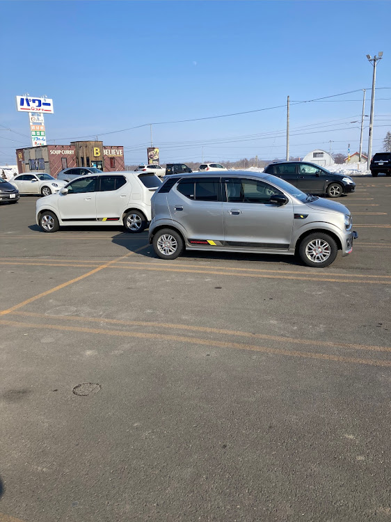 アルトワークスのパワーコメリ・カミヤタスク・藤丸百貨店・勝手にコラボ・SOUTHに関するカスタム事例の投稿画像1枚目