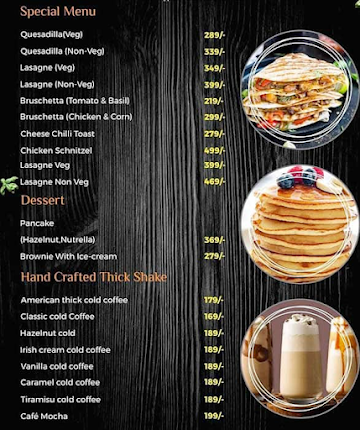 Cafe wild house menu 