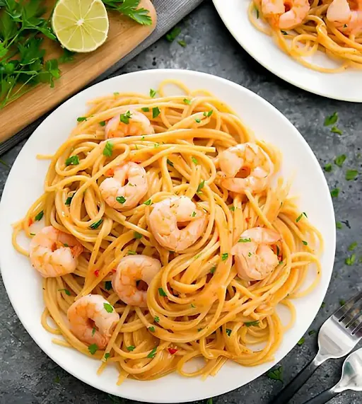 Prawns Spaghetti Noodles