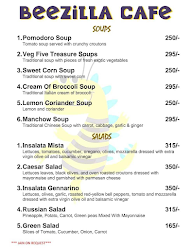 Beezilla Cafe menu 3