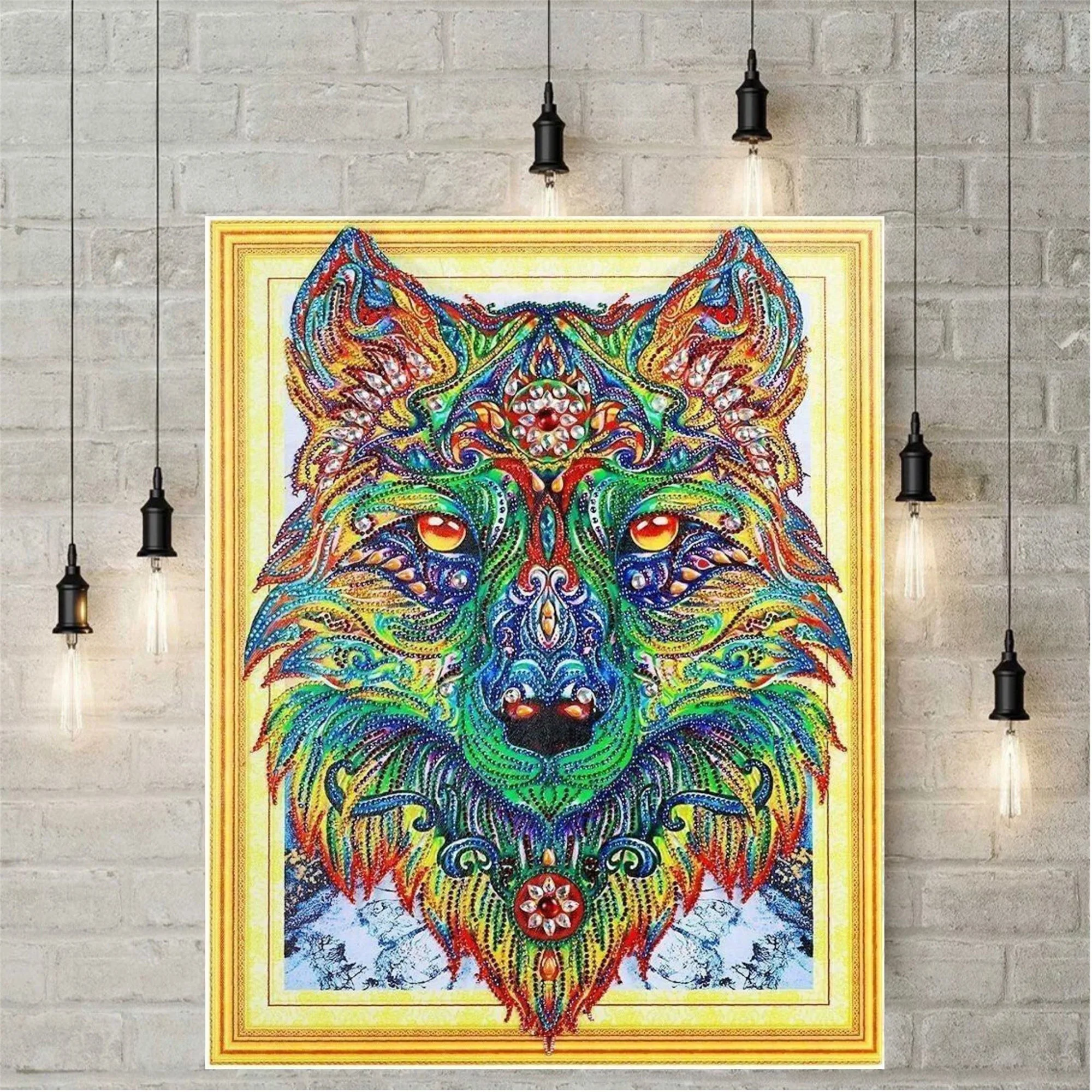 Title 3, 5D Diamond Painting Kit with Pearls The Gods Wo...