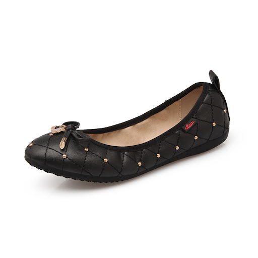 Title 6, Womens Flat Shoes with Egg Roll Design, Round ...