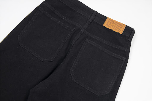 Title 6, Spider Web Embroidered Denim Trousers for Men, ...