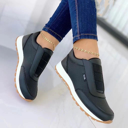 Title 3, Womens Flats Shoes with Elastic Band Design, P...