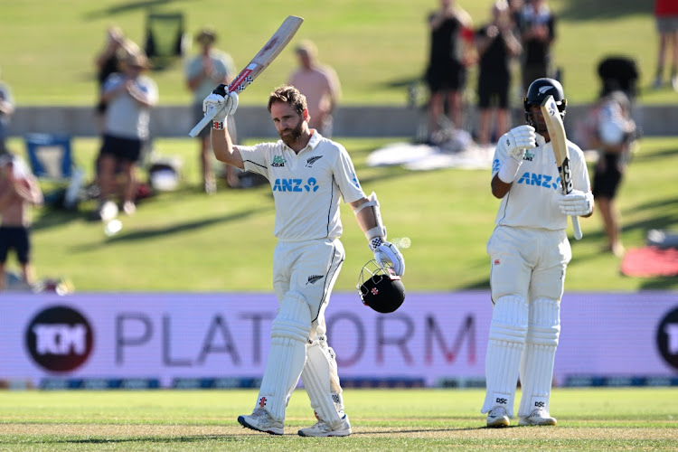 Kane Williamson (left) and Rachin Ravindra each took advantage of missed opportunities by the Proteas to score hundreds on the first day of the first Test at Bay Oval in Mt Maunganui.