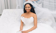 Tumi was glammed up for her wedding on 'The River'.