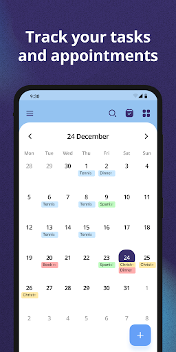 Screenshot Calendar: Daily Agenda Planner