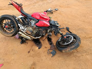  A motorbike rider was killed in a collission with a vehicle in Moreleta Park, east of Pretoria, on Saturday morning.