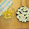 Thumbnail For Boiled Eggs Cut In Half With Yolks In Bowl