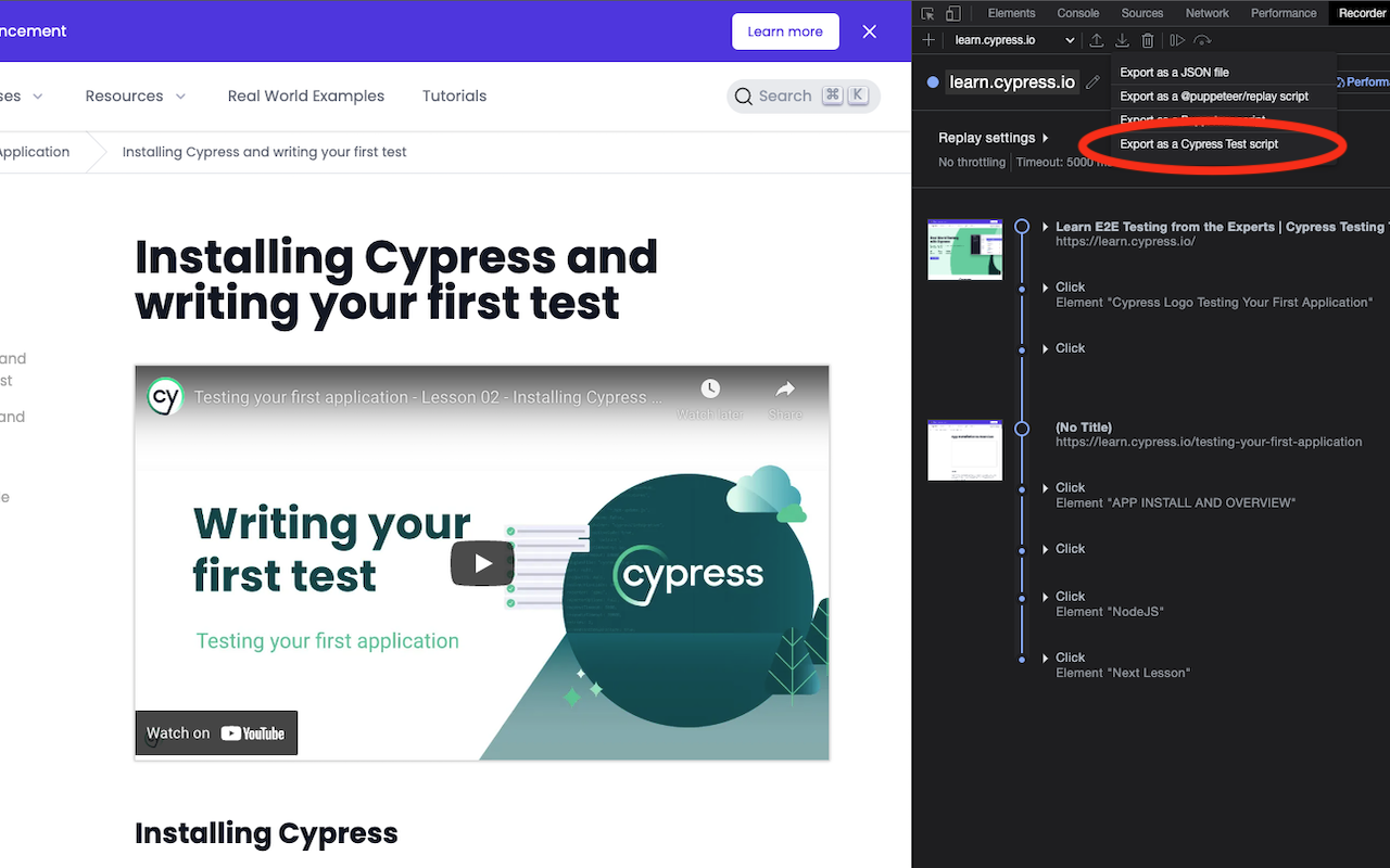 Cypress Chrome Recorder Preview image 0