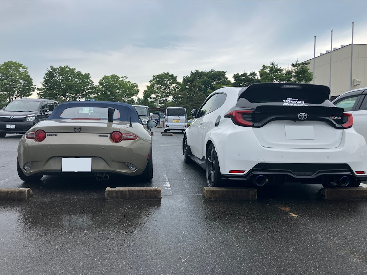 ロードスターのジルコンサンドメタリック・TE37sonic・広島・湖畔の里ふくとみ・旧車イベントに関するカスタム事例の投稿画像2枚目