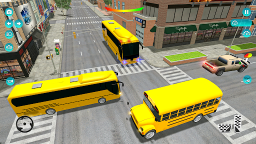 Screenshot Coach School bus driving game