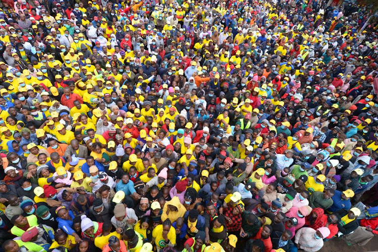 UDA supported during the last day of the campaigns in Kiambaa