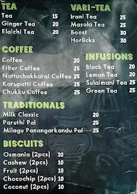 Tea-Totaler menu 1