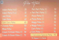 2 Delicious Poha House menu 1