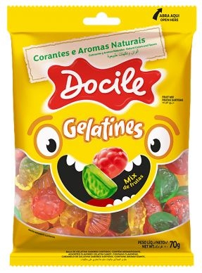 //Gomitas Docile Gelatinas Frutas 70Gr undefined