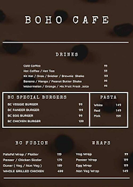 Boho Cafe menu 8