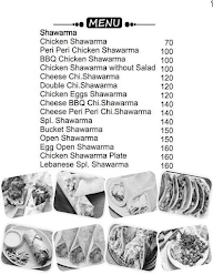 Bistro Shawrma menu 2