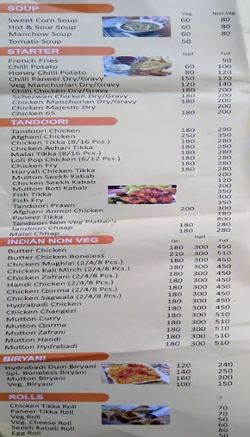 Al-Roast Restaurant & Cafe menu 