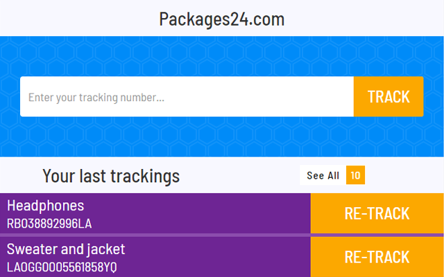 Package Tracking by Packages24.com Preview image 0